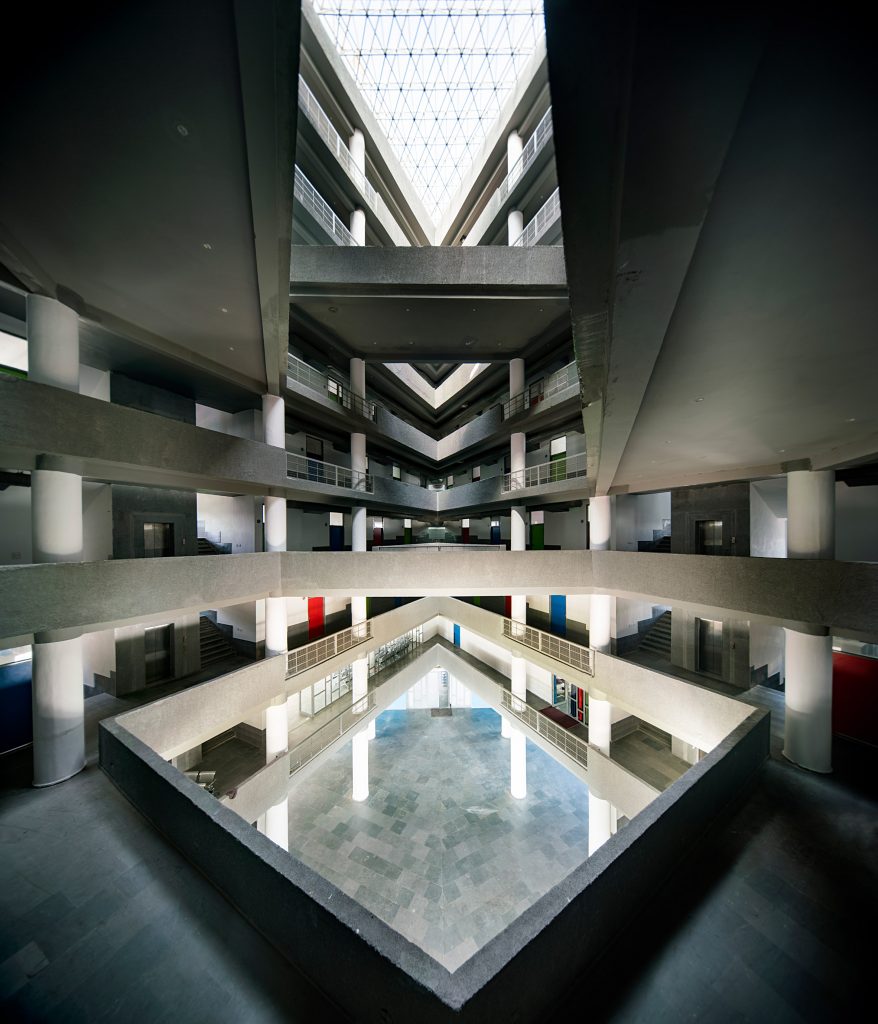 A multi-storey atrium by Charged Voids