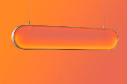 Solar light by Marjan van Aubel on the sunset setting