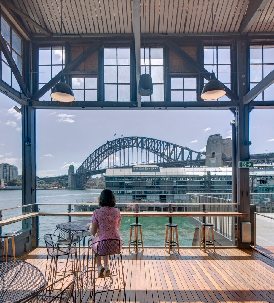 Sydney Theatre Company's Wharf building on Sydney Harbour by Hassell