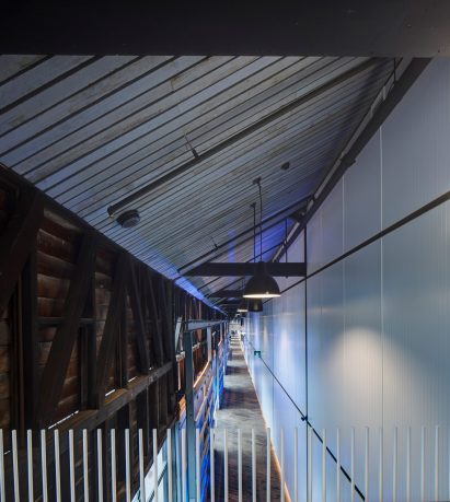 Back-of-house corridor in Sydney theatre