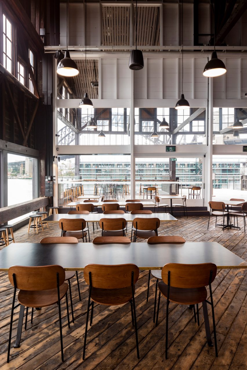 Sydney Theatre Company's Wharf building on Sydney Harbour by Hassell