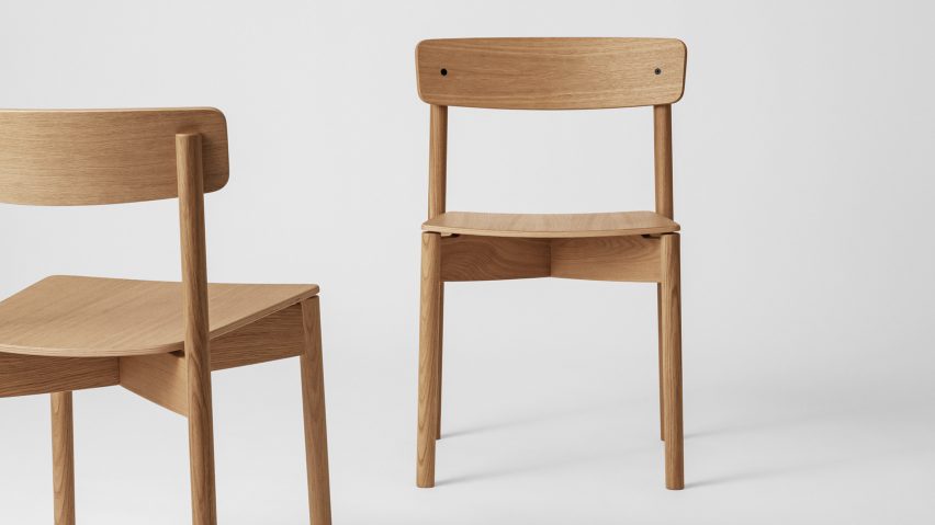 Two Cross Chairs by Takt