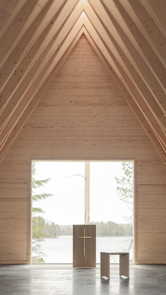 Wedding chapel at Tervajärvi campground