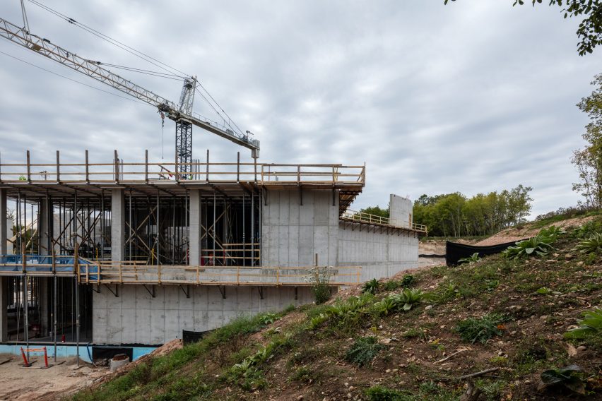 The Art Preserve in construction