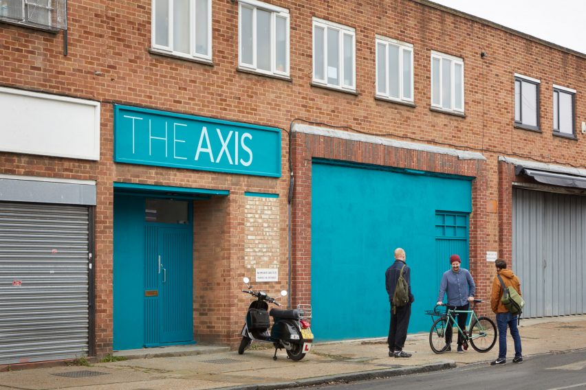 The brick exterior of a converted London warehouse
