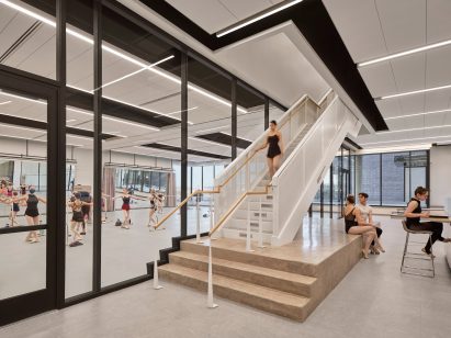 Ballet studios in The Buddy Holly Hall