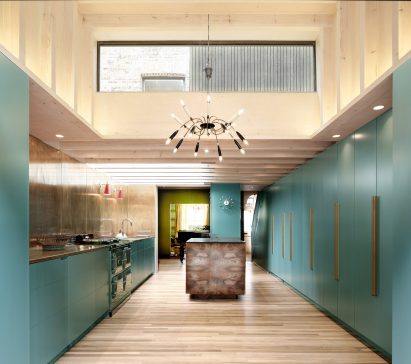 Kitchen in Jewellery Box extension to London home