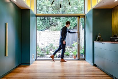 Kitchen in London extension