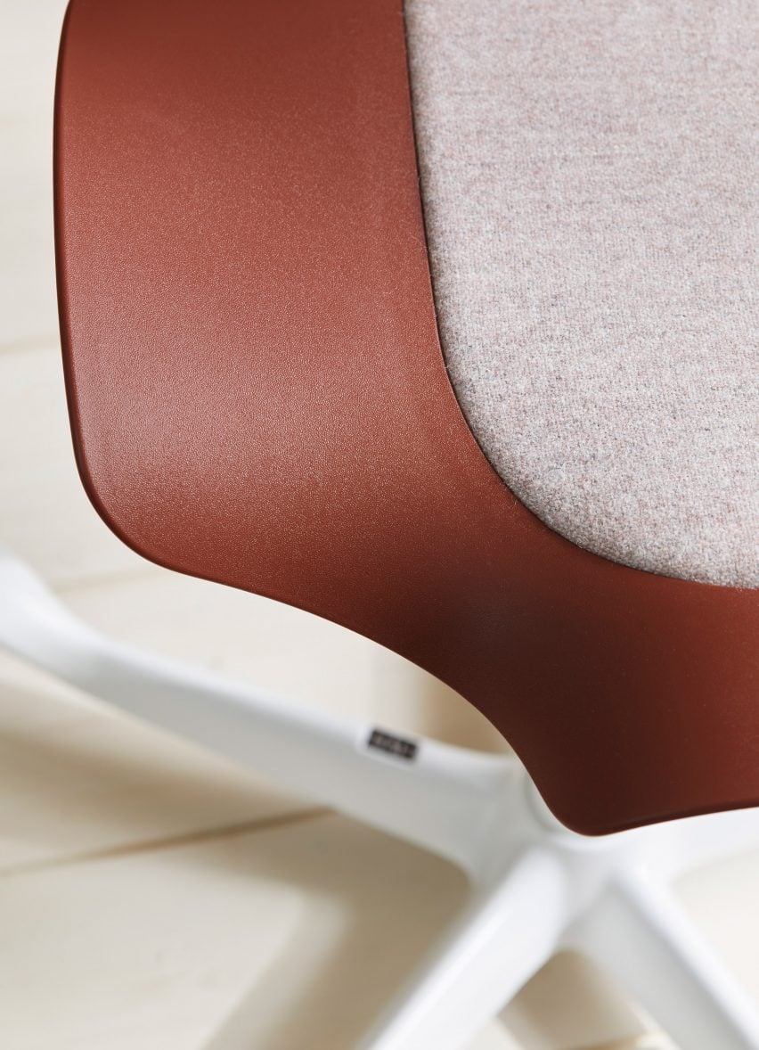 Detail of limited edition HÅG Capisco Puls