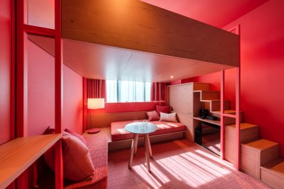 Pink bedroom