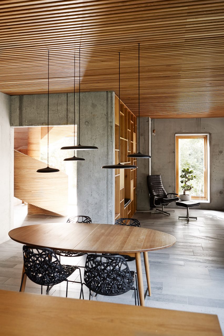 Living room in Tommy Rand house in Denmark