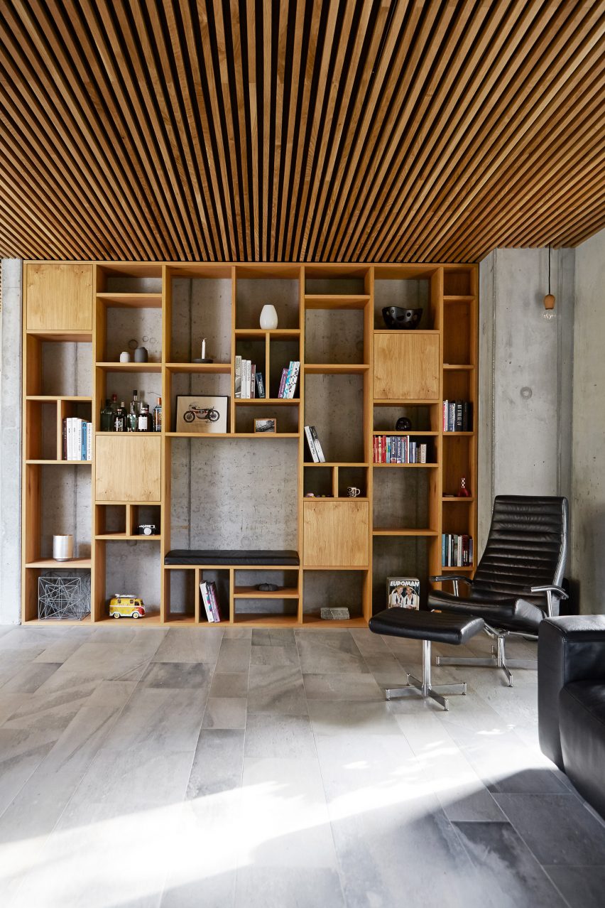 Living room in Tommy Rand house in Denmark