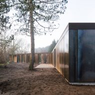 Cross-laminated timber and steel villa