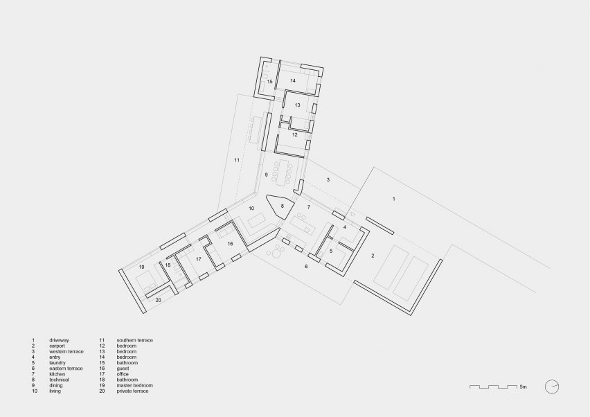 Villa Korup plan