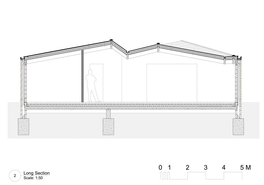A section of Jupp House by Phillips Tracey Architects