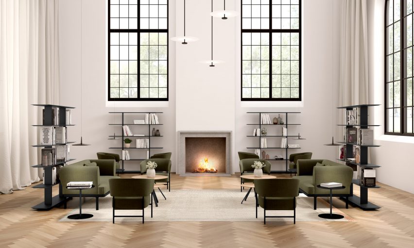 Wing shelving by Mario Ruiz for Systemtronic