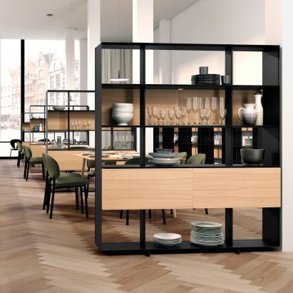Wing shelving by Mario Ruiz for Systemtronic