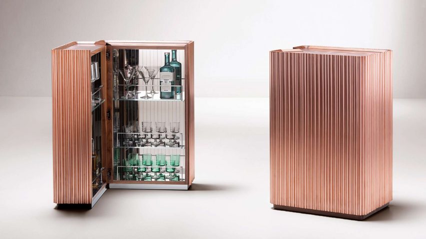Barista mobile bar by Adriano Design for De Castelli