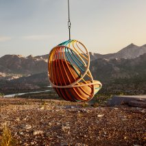KIDA hanging lounge chair by Stephen Burks for Dedon