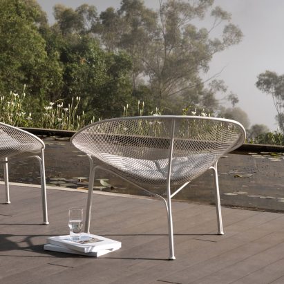 Luna outdoor chair by Charles Wilson for King