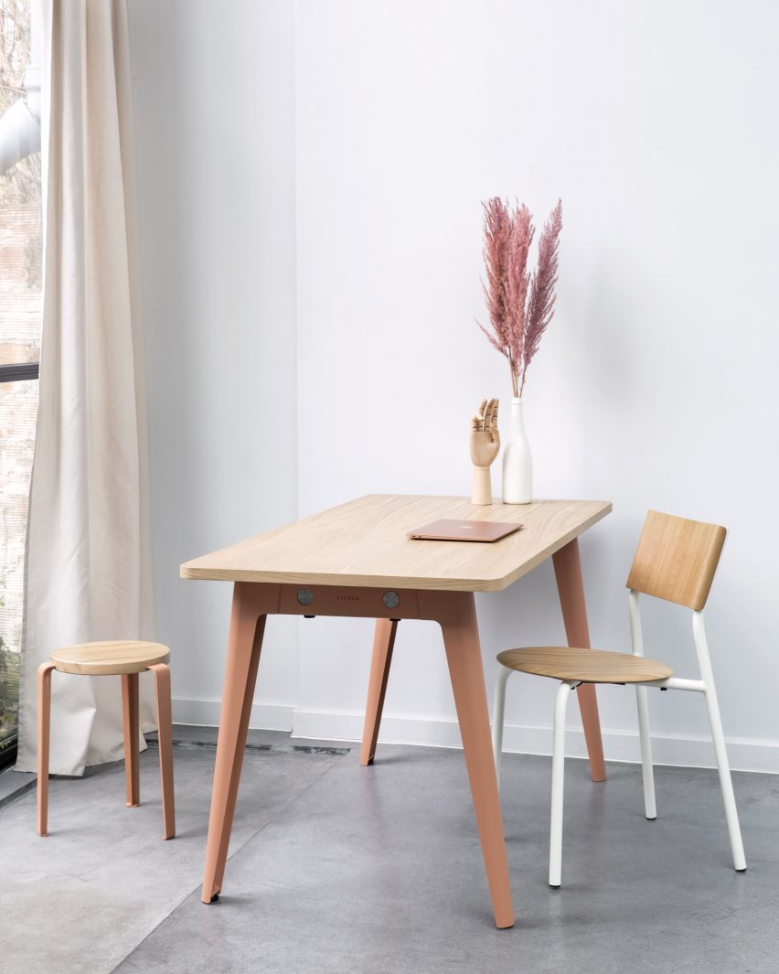 New Modern table system by Tiptoe