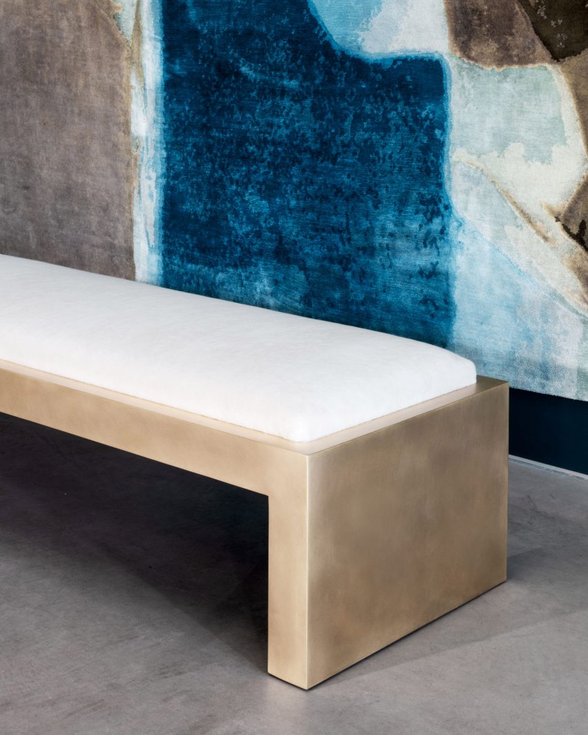 Offset Cube bench by Videre Licet via Twentieth gallery