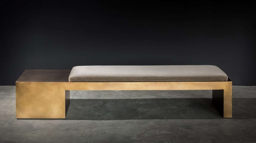 Offset Cube bench by Videre Licet via Twentieth gallery