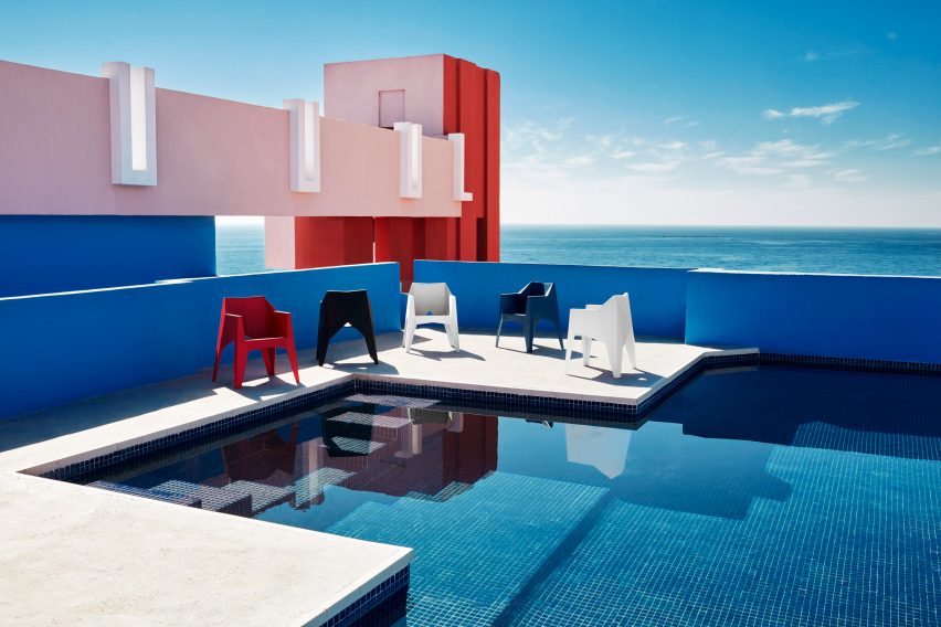 Voxel armchairs by Karim Rashid for Vondom