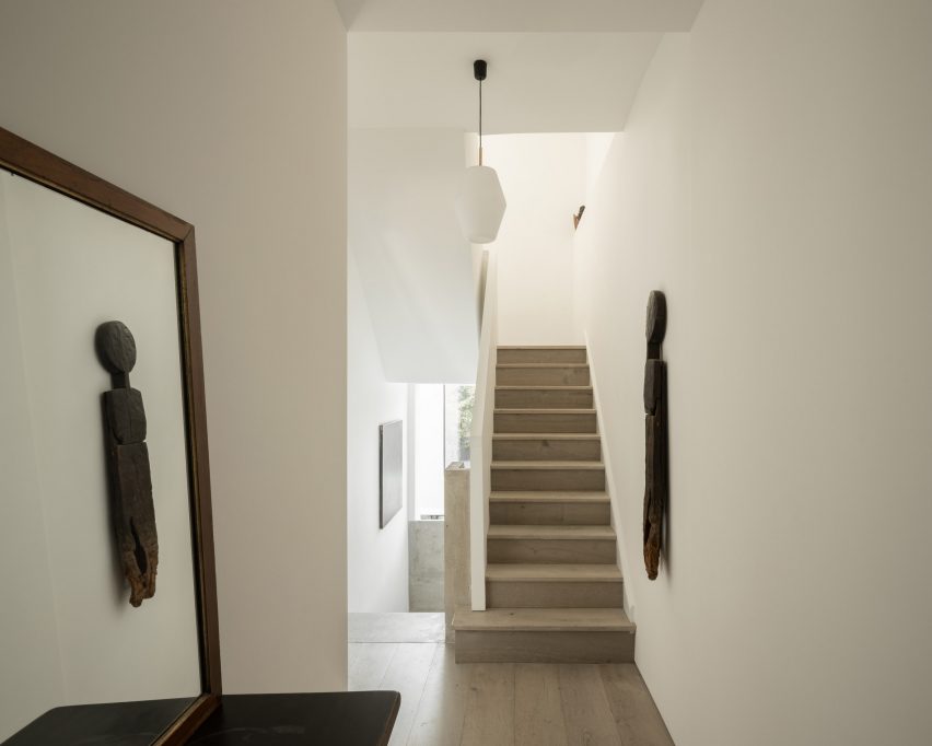 Minimalist hallway interior