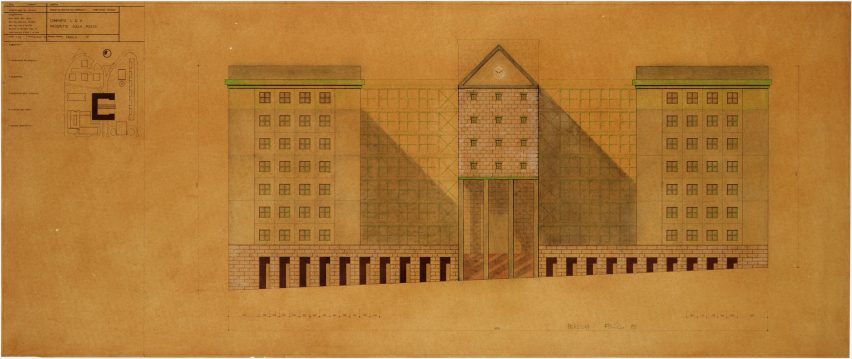 Public buildings in Perugia by Aldo Rossi
