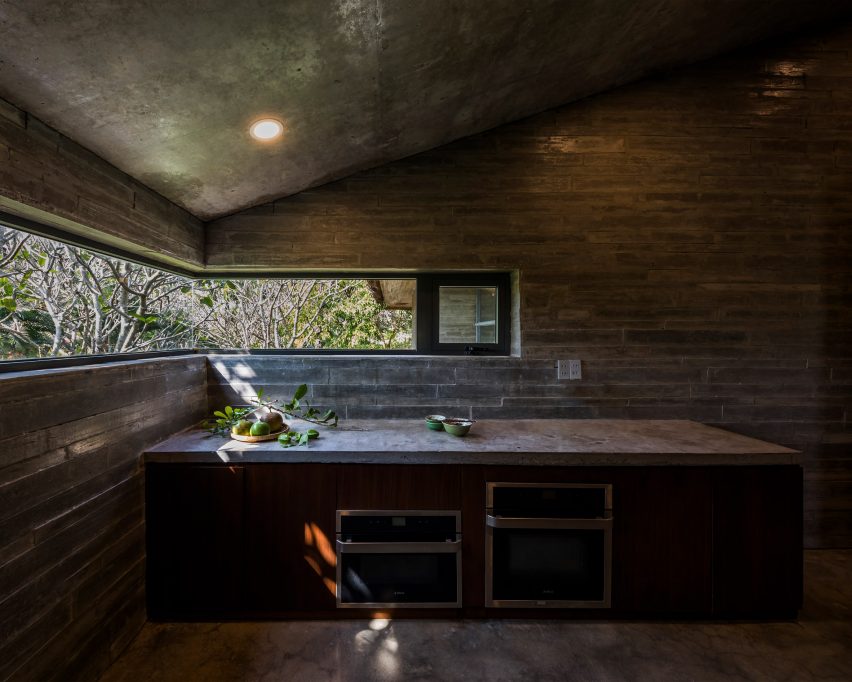 Concrete bathroom