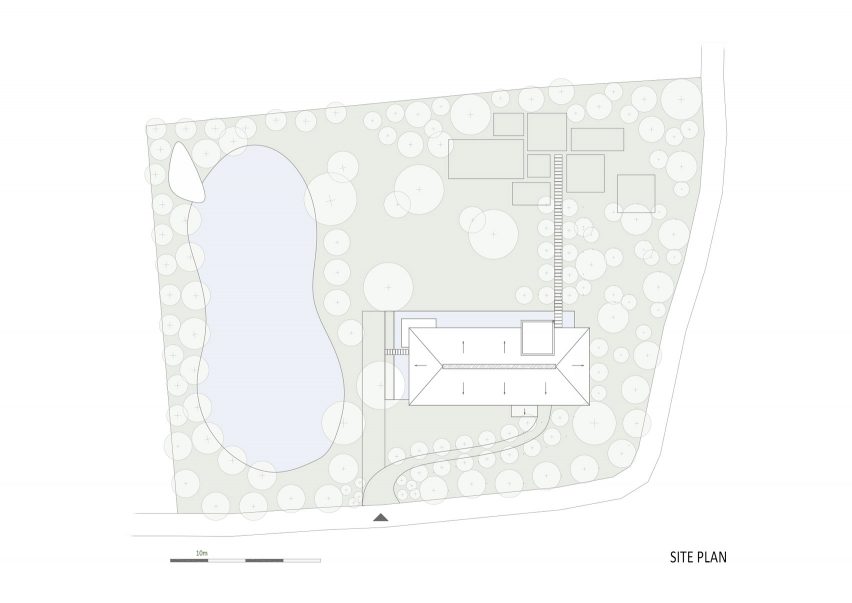 Site plan for AM House