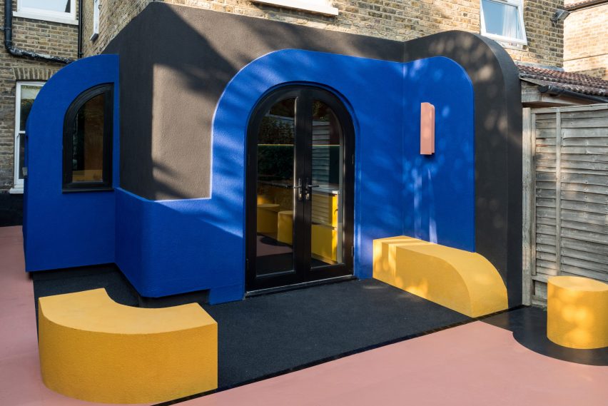 The colourful Amott Road house renovation