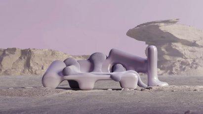 Digital couch sold as NFT by Andres Reisinger