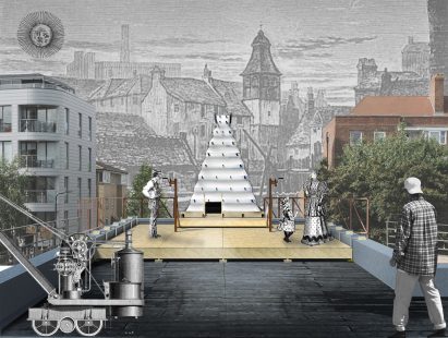 A visual of collapsible pavilion