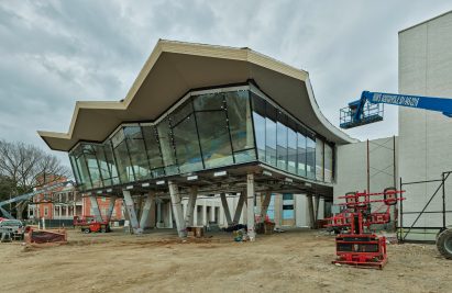 North facade of Arkansas Museum of Fine Arts by Studio Gang
