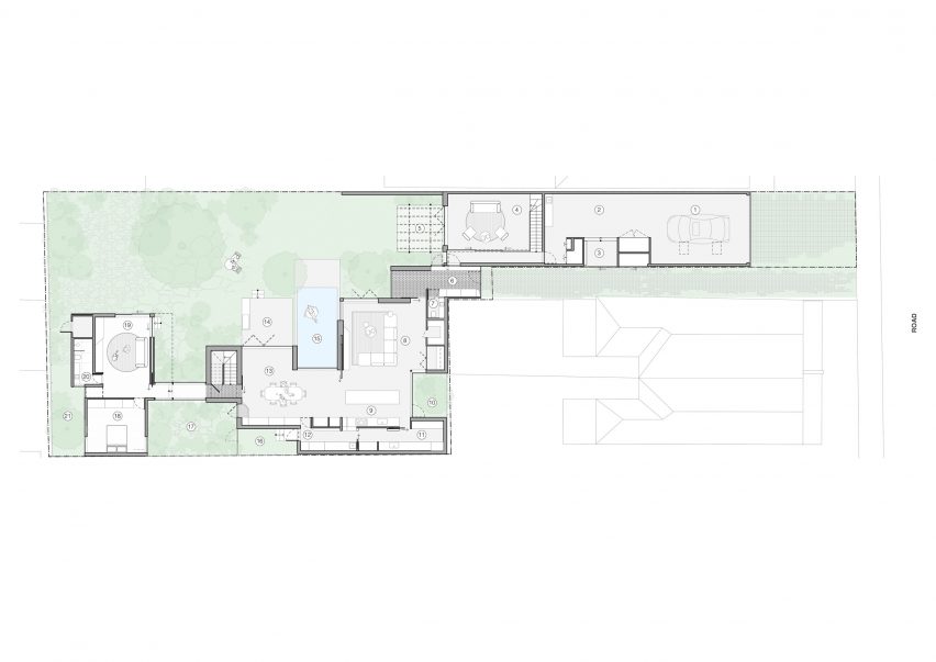 Ground floor plan by Austin Maynard Architects