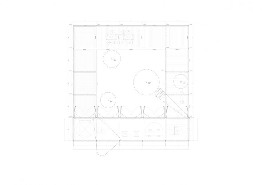 First floor plan of Avala House by TEN