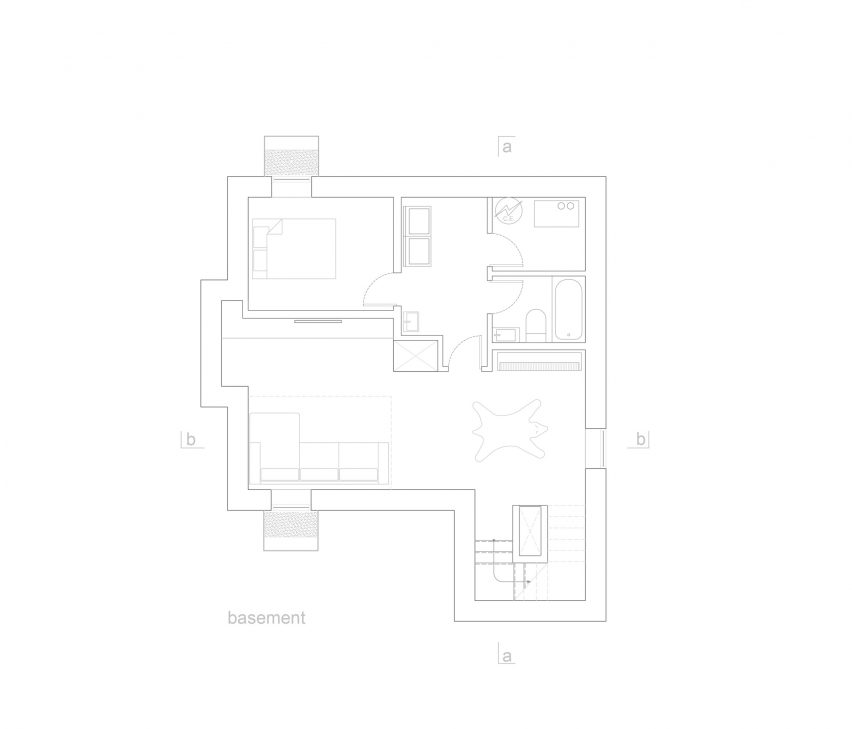 Basement floor-plan