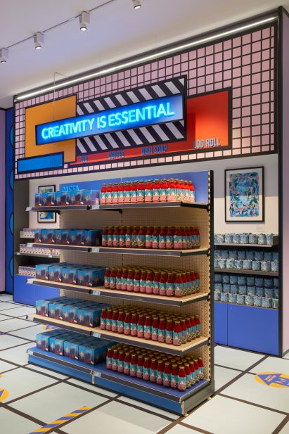 Supermarket pop-up shop