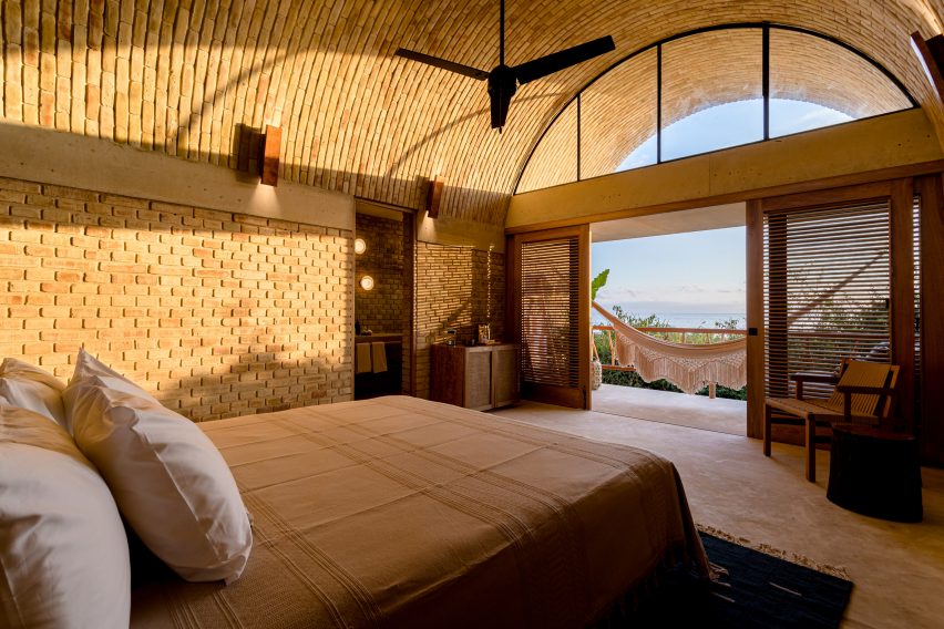 Alberto Kalach has designed a vaulted brick hotel in Oaxaca