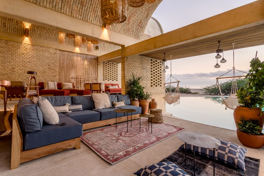 Alberto Kalach has designed a vaulted brick hotel in Oaxaca
