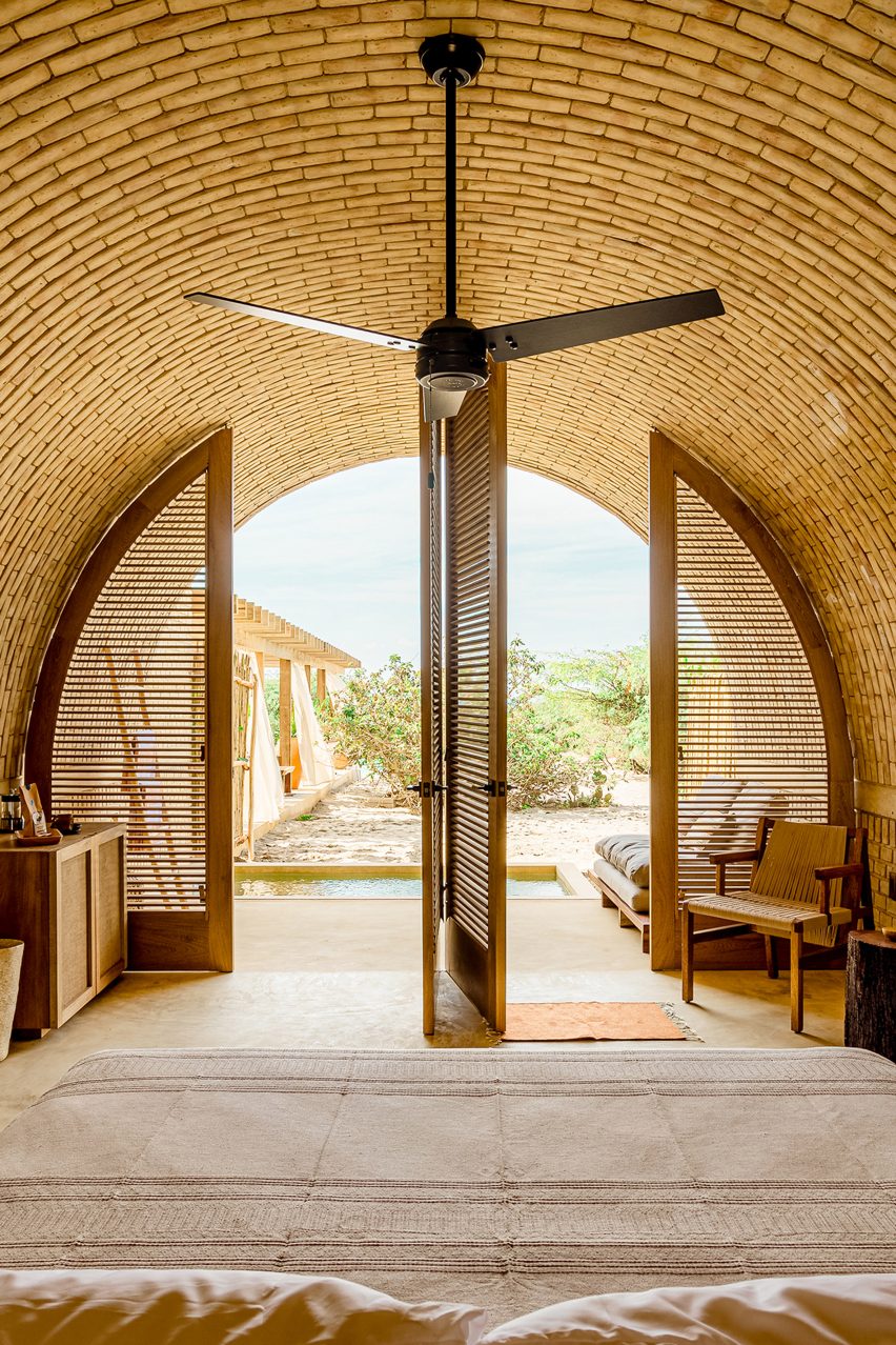 Alberto Kalach has designed a vaulted brick hotel in Oaxaca
