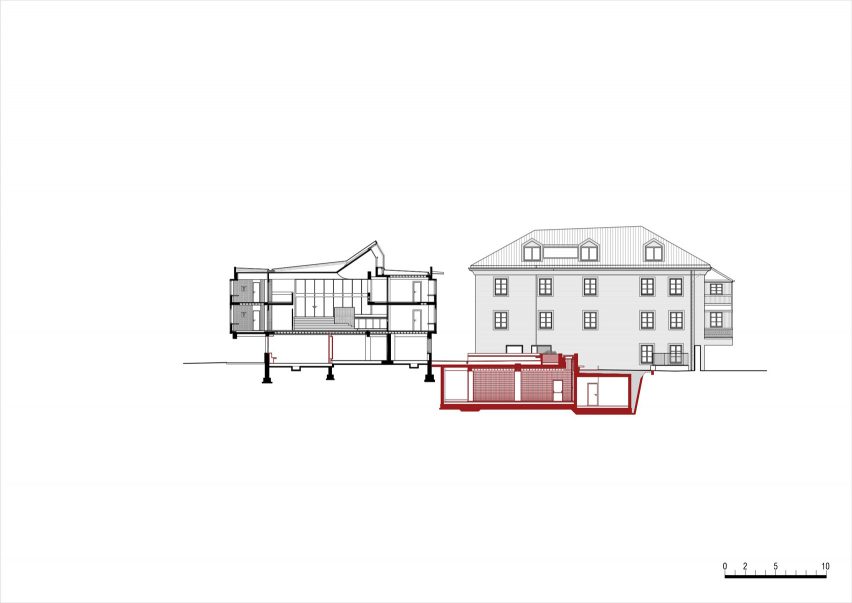 Section one of Cusanus Academy renovation by MoDus Architects