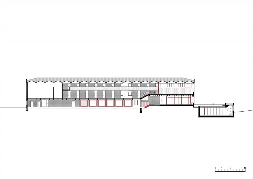 Section two of Cusanus Academy renovation by MoDus Architects