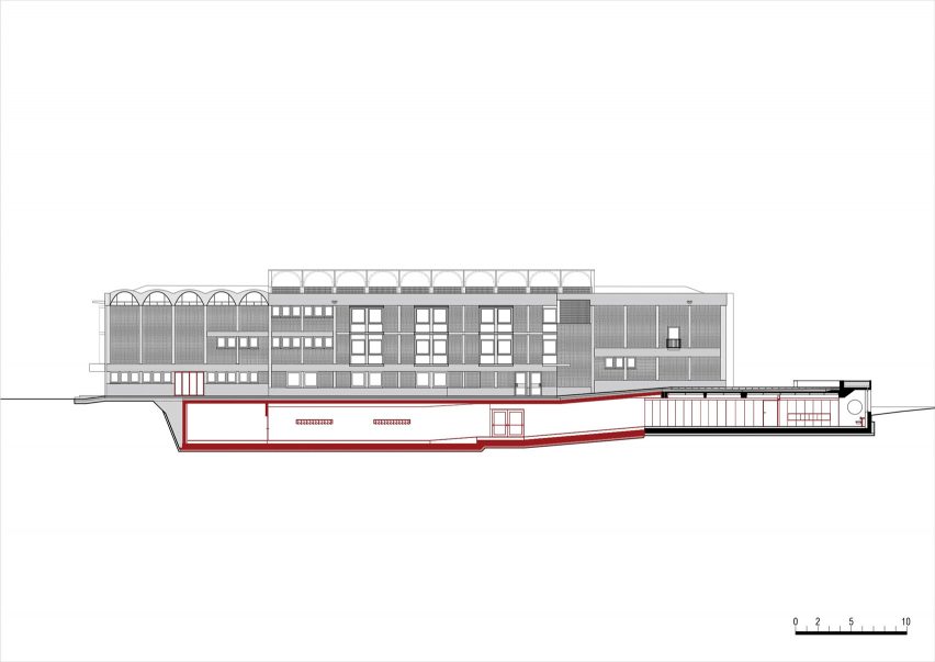 Section three of Cusanus Academy renovation by MoDus Architects