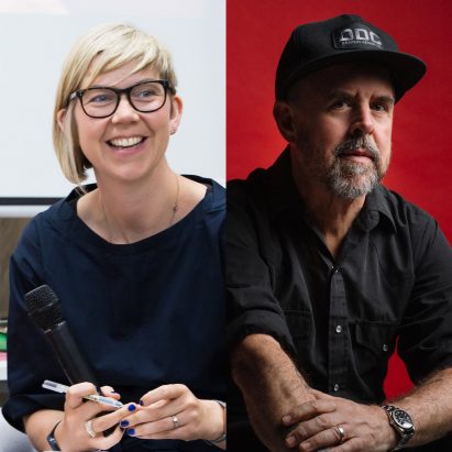 Dezeen Awards talk with Gary Hustwit and Katie Treggiden