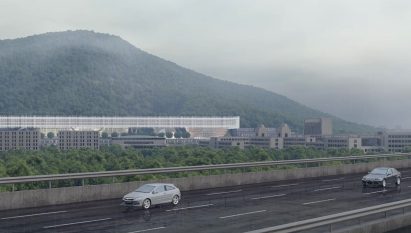 The design is 700 metres in length by Dominique Perrault Architects and Zhubo Design