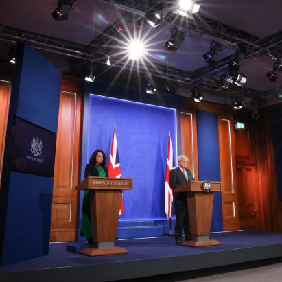 Downing Street media briefing room