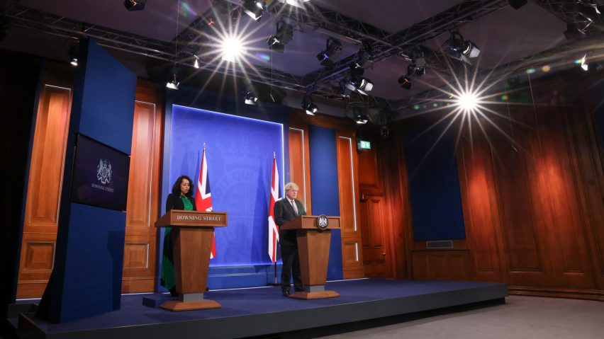 Downing Street media briefing room